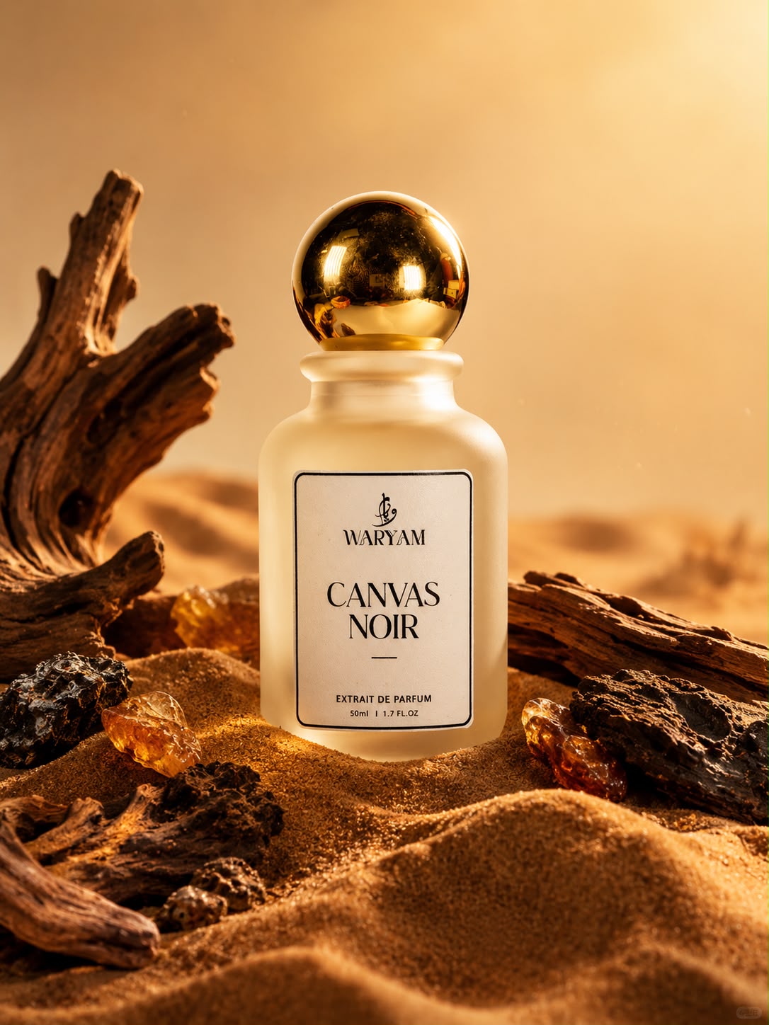 CANVAS NOIR | Premium Extract de Parfum | Long-Lasting Luxury Fragrance | 50ml