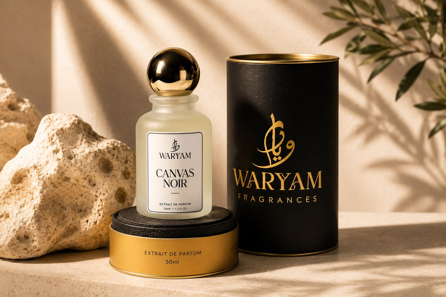 CANVAS NOIR | Premium Extract de Parfum | Long-Lasting Luxury Fragrance | 50ml